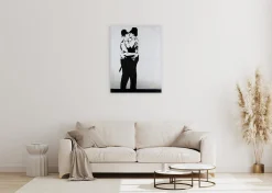Handgemaltes Gemälde 'Banksy's Police Kiss' 75x100cm | inkl. Echtheitszertifikat