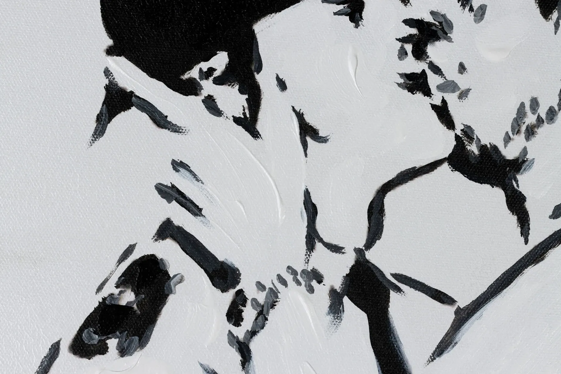 Handgemaltes Gemälde 'Banksy's Police Kiss' 75x100cm | inkl. Echtheitszertifikat