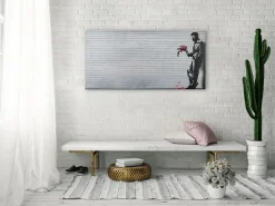 Handgemaltes Gemälde 'Banksy's Cavalier' 60x120cm | inkl. Echtheitszertifikat