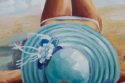 Handgemaltes Gemälde 'Beach Beauty' 60x90cm | inkl. Echtheitszertifikat