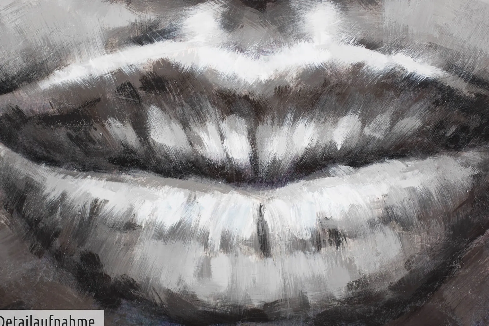 Handgemaltes Gemälde 'Behind Blue Eyes' 80x80cm | inkl. Echtheitszertifikat