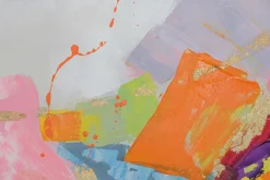 Handgemaltes Gemälde 'Behind the Rainbow' 80x80cm | inkl. Echtheitszertifikat
