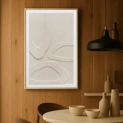 Handgemaltes Gemälde 'Beige Gelassenheit' | Echtheitszertifikat inklusive