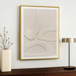 Handgemaltes Gemälde 'Beige Gelassenheit' | Echtheitszertifikat inklusive