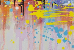 Handgemaltes Gemälde 'Bern Skyline Silhouette' 120x60cm | inkl. Echtheitszertifikat