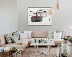 Handgemaltes Gemälde 'Überspringender Funke' 100x75cm | inkl. Echtheitszertifikat