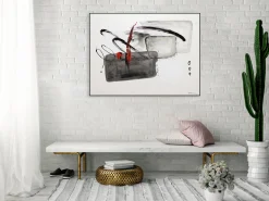 Handgemaltes Gemälde 'Überspringender Funke' 100x75cm | inkl. Echtheitszertifikat