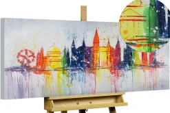 Handgemaltes Gemälde 'Best of Vienna' 120x60cm | inkl. Echtheitszertifikat