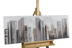 Handgemaltes Gemälde 'Between Skyscrapers' 120x40cm | inkl. Echtheitszertifikat