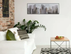 Handgemaltes Gemälde 'Between Skyscrapers' 120x40cm | inkl. Echtheitszertifikat