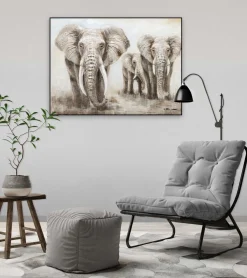 Handgemaltes Gemälde 'Big Family' 100x75cm | inkl. Echtheitszertifikat