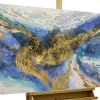 Handgemaltes Gemälde 'Blaue Ewigkeit' 120x60cm | inkl. Echtheitszertifikat