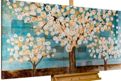 Handgemaltes Gemälde 'Blaue Melancholie' 140x70cm | inkl. Echtheitszertifikat