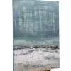 Handgemaltes Gemälde 'Blauer Vorhang' 60x90cm | inkl. Echtheitszertifikat
