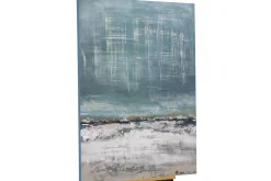 Handgemaltes Gemälde 'Blauer Vorhang' 60x90cm | inkl. Echtheitszertifikat