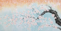 Handgemaltes Gemälde 'Blühender Anfang' 120x60cm | inkl. Echtheitszertifikat