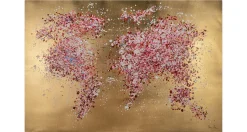 Handgemaltes Gemälde 'Blühende Welt' 120x80cm | inkl. Echtheitszertifikat