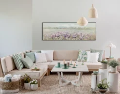 Handgemaltes Gemälde 'Blühender Sommer' 150x50cm | inkl. Echtheitszertifikat