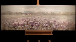 Handgemaltes Gemälde 'Blühender Sommer' 150x50cm | inkl. Echtheitszertifikat