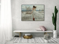 Handgemaltes Gemälde 'Blick zum Horizont' 100x70cm | inkl. Echtheitszertifikat