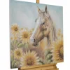 Handgemaltes Gemälde 'Blooming Freedom' 80x80cm | inkl. Echtheitszertifikat