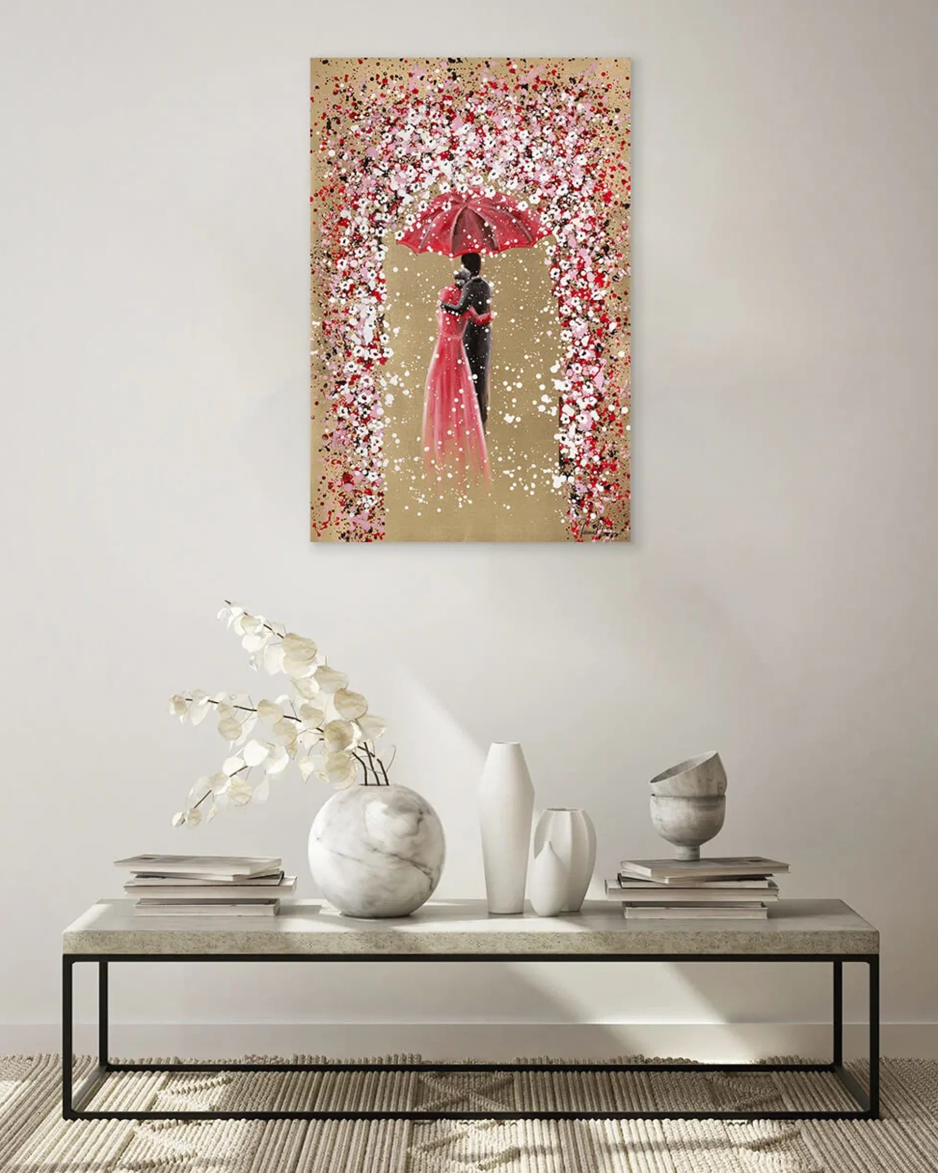Handgemaltes Gemälde 'Blossoming of the Senses' 60x90cm | inkl. Echtheitszertifikat