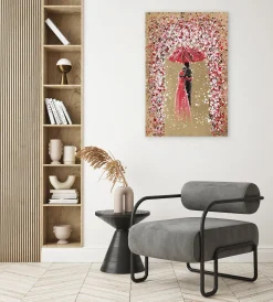 Handgemaltes Gemälde 'Blossoming of the Senses' 60x90cm | inkl. Echtheitszertifikat