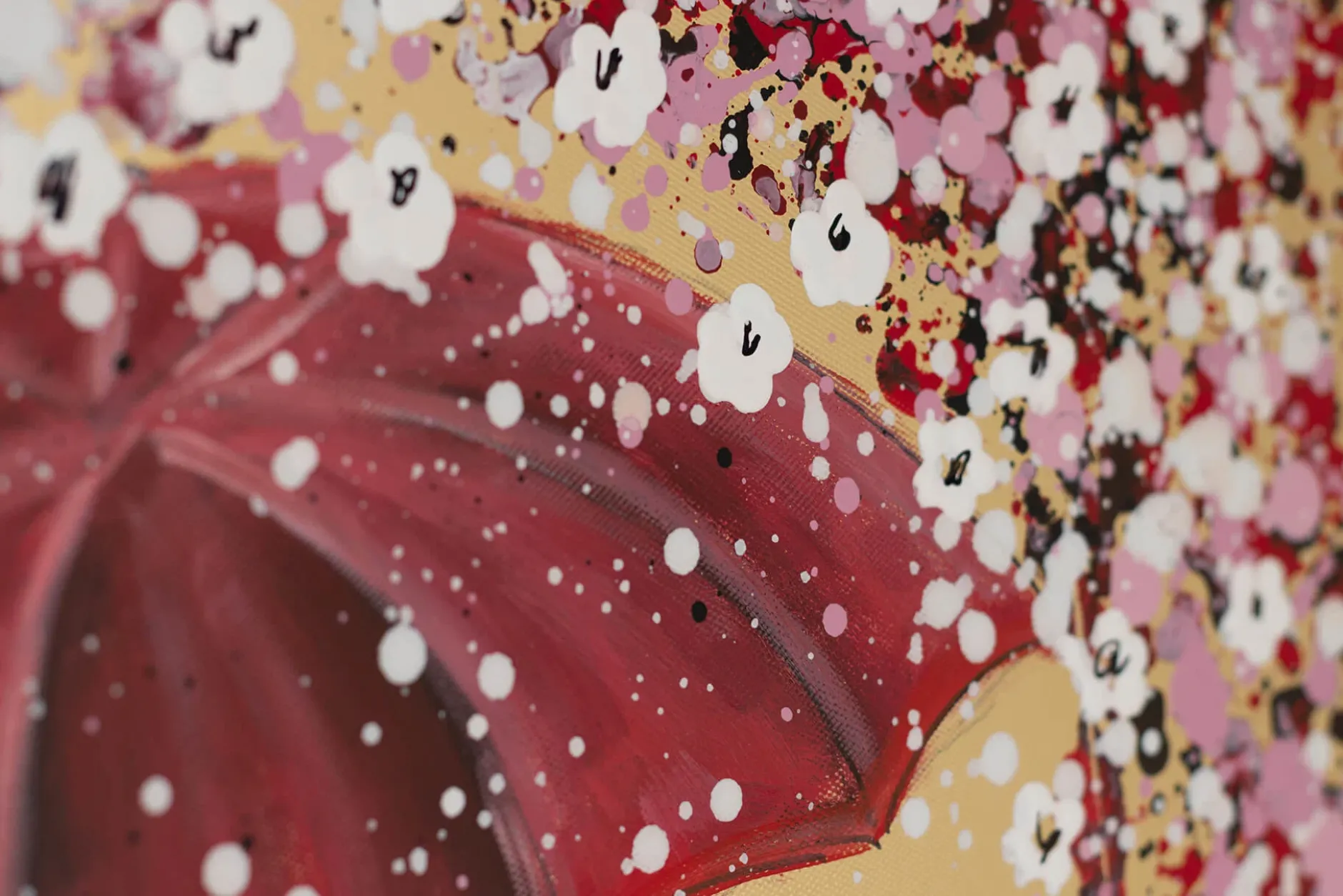 Handgemaltes Gemälde 'Blossoming of the Senses' 60x90cm | inkl. Echtheitszertifikat