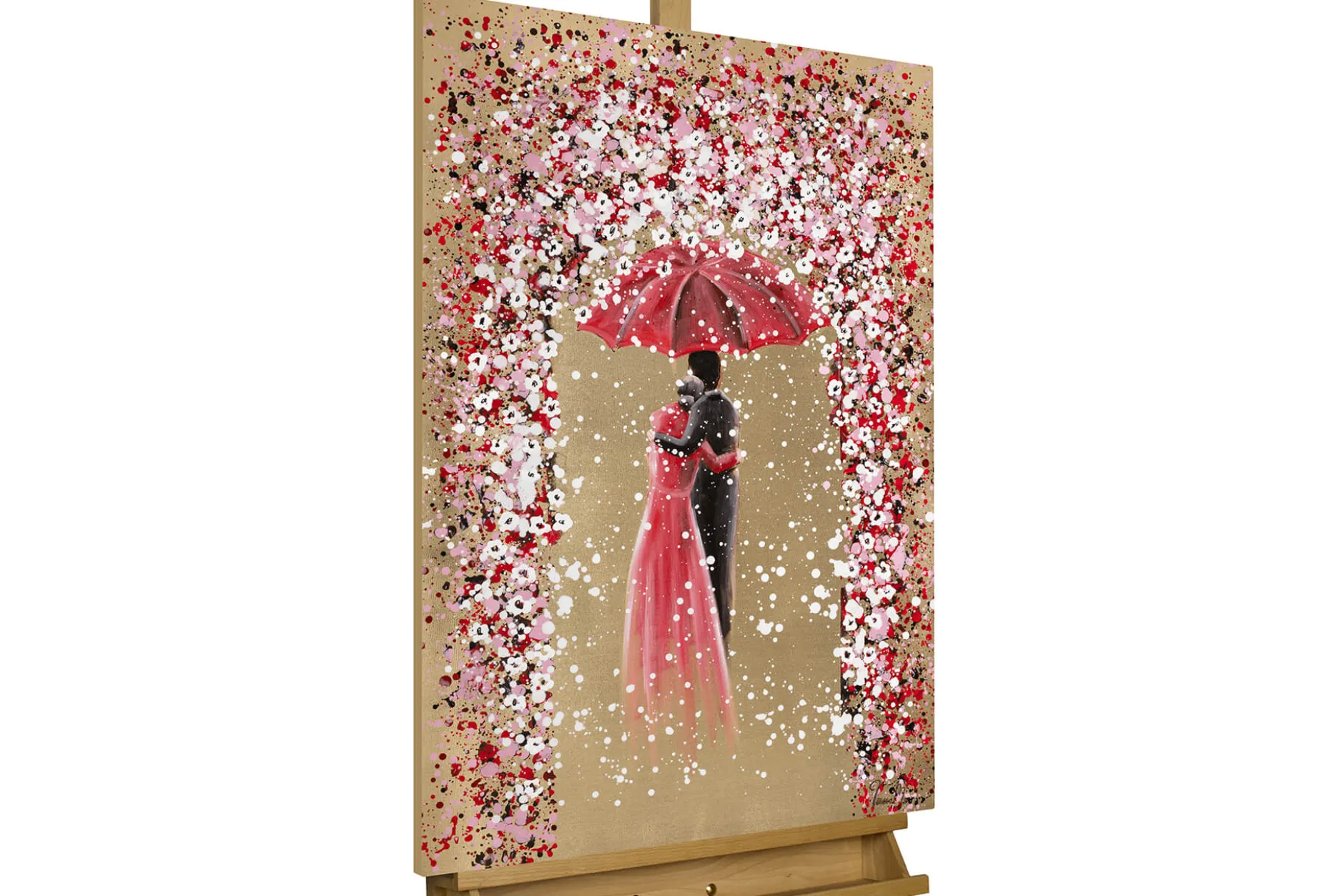 Handgemaltes Gemälde 'Blossoming of the Senses' 60x90cm | inkl. Echtheitszertifikat