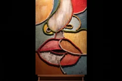 Handgemaltes Gemälde 'Blow me a Kiss' 60x90cm | inkl. Echtheitszertifikat