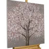 Handgemaltes Gemälde 'Blüten des Mondes' 80x80cm | inkl. Echtheitszertifikat