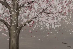 Handgemaltes Gemälde 'Blüten des Mondes' 80x80cm | inkl. Echtheitszertifikat