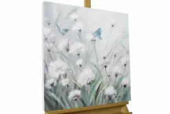 Handgemaltes Gemälde 'Blütenschimmer' 60x60cm | inkl. Echtheitszertifikat