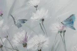 Handgemaltes Gemälde 'Blütenschimmer' 60x60cm | inkl. Echtheitszertifikat