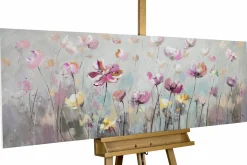 Handgemaltes Gemälde 'Blütentraum' 150x50cm | inkl. Echtheitszertifikat