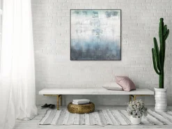 Handgemaltes Gemälde 'Blue Lagoon' | inkl. Echtheitszertifikat