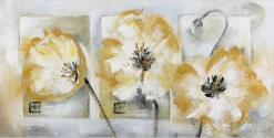Handgemaltes Gemälde 'Blumenkinder' 120x60cm | inkl. Echtheitszertifikat