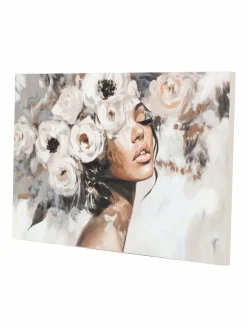 Handgemaltes Gemälde 'Blush in Bloom' 90x60cm | inkl. Echtheitszertifikat