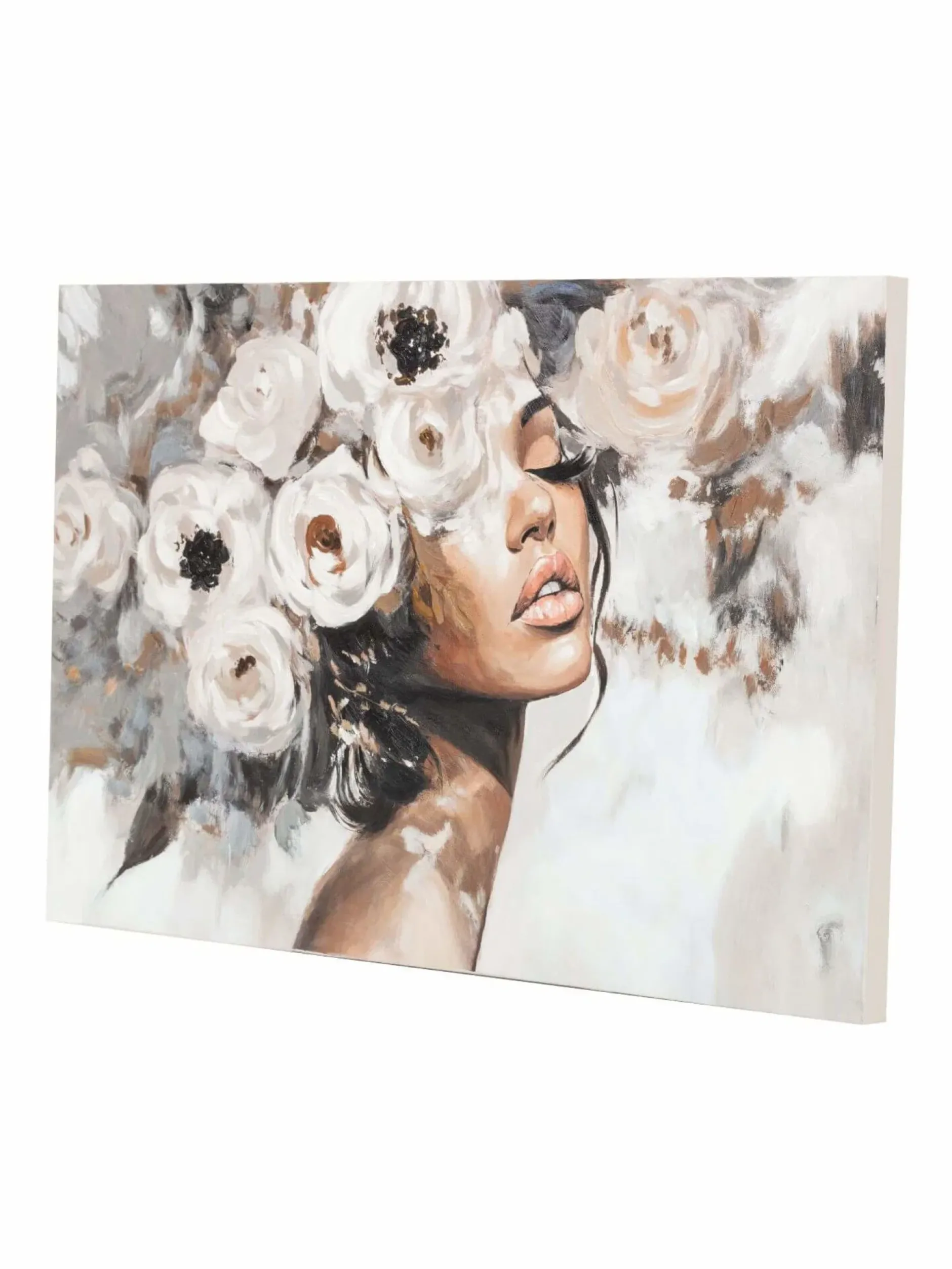Handgemaltes Gemälde 'Blush in Bloom' 90x60cm | inkl. Echtheitszertifikat