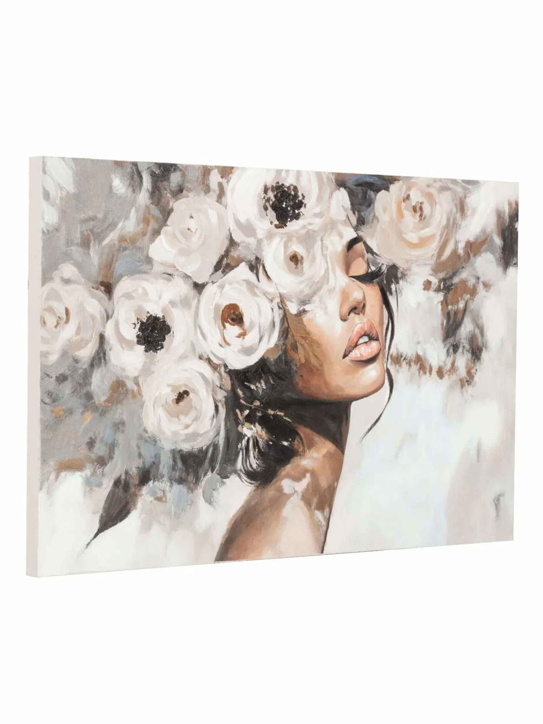Handgemaltes Gemälde 'Blush in Bloom' 90x60cm | inkl. Echtheitszertifikat
