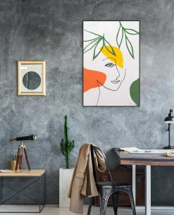 Handgemaltes Gemälde 'Botanical Heart' 60x90cm | inkl. Echtheitszertifikat