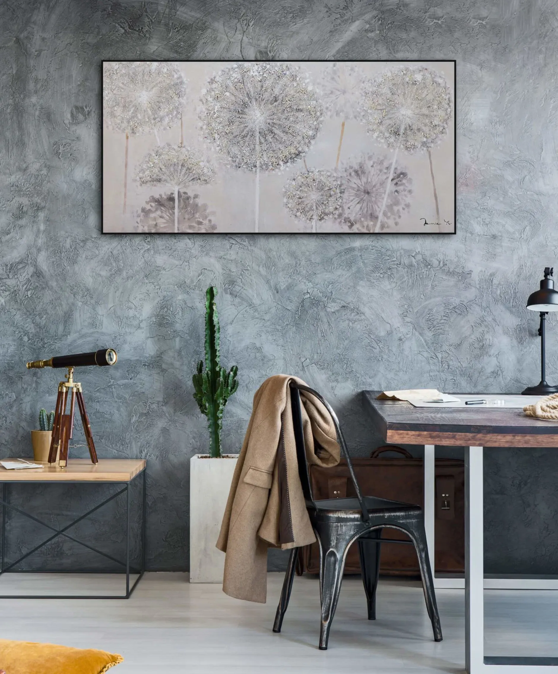 Handgemaltes Gemälde 'Boten des Sommers' 120x60cm | inkl. Echtheitszertifikat