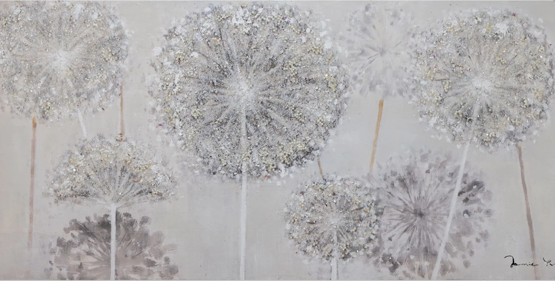 Handgemaltes Gemälde 'Boten des Sommers' 120x60cm | inkl. Echtheitszertifikat