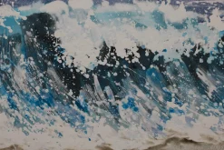 Handgemaltes Gemälde 'Breaking Waves' 120x80cm | inkl. Echtheitszertifikat
