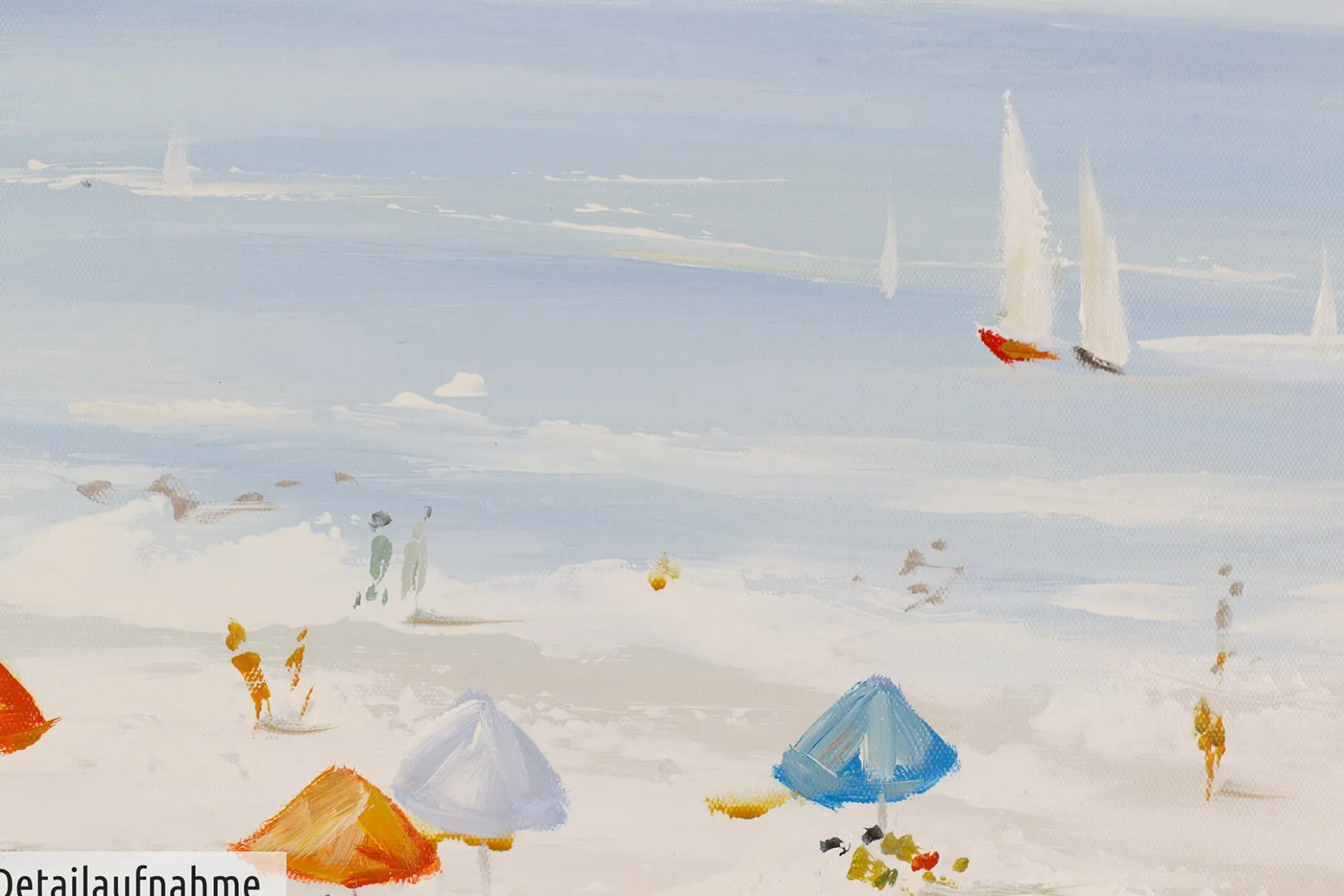 Handgemaltes Gemälde 'Brise der Nordseeluft' 150x50cm | inkl. Echtheitszertifikat