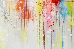 Handgemaltes Gemälde 'Brussels Skyline Silhouette' 120x60cm | inkl. Echtheitszertifikat