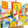 Handgemaltes Gemälde 'Bunte Illusion' 120x80cm | inkl. Echtheitszertifikat
