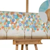 Handgemaltes Gemälde 'Buntes Herbstlaub' 150x50cm | inkl. Echtheitszertifikat