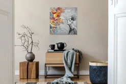 Handgemaltes Gemälde 'Burst of Emotions' 80x80cm | inkl. Echtheitszertifikat