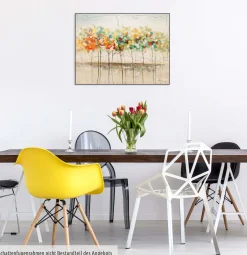 Handgemaltes Gemälde 'Bushy Reflection' 80x60cm | inkl. Echtheitszertifikat